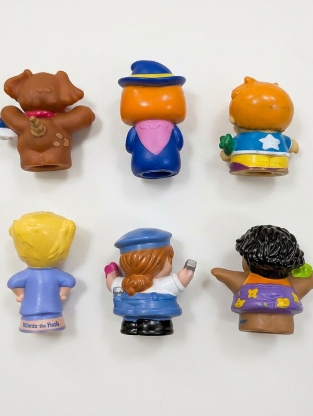 Little People Figure Lot of 6 - Community Helpers & Vacation Swim Friends - Picture 2 of 9